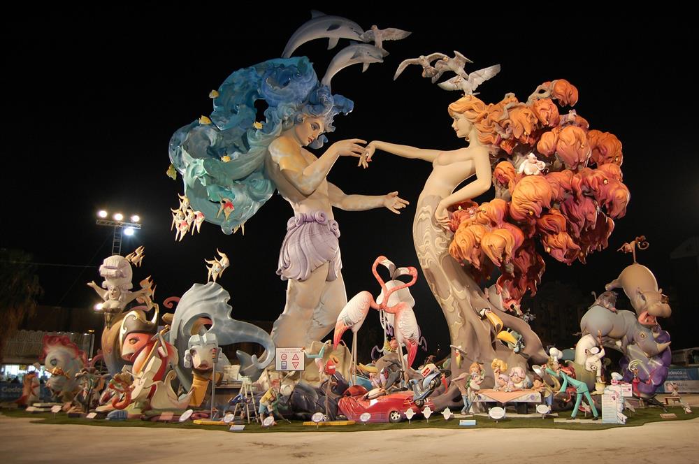 Las Fallas en Valencia